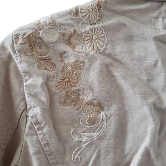 Calvin Klein Jean tan jacket small - Picture 3 of 7